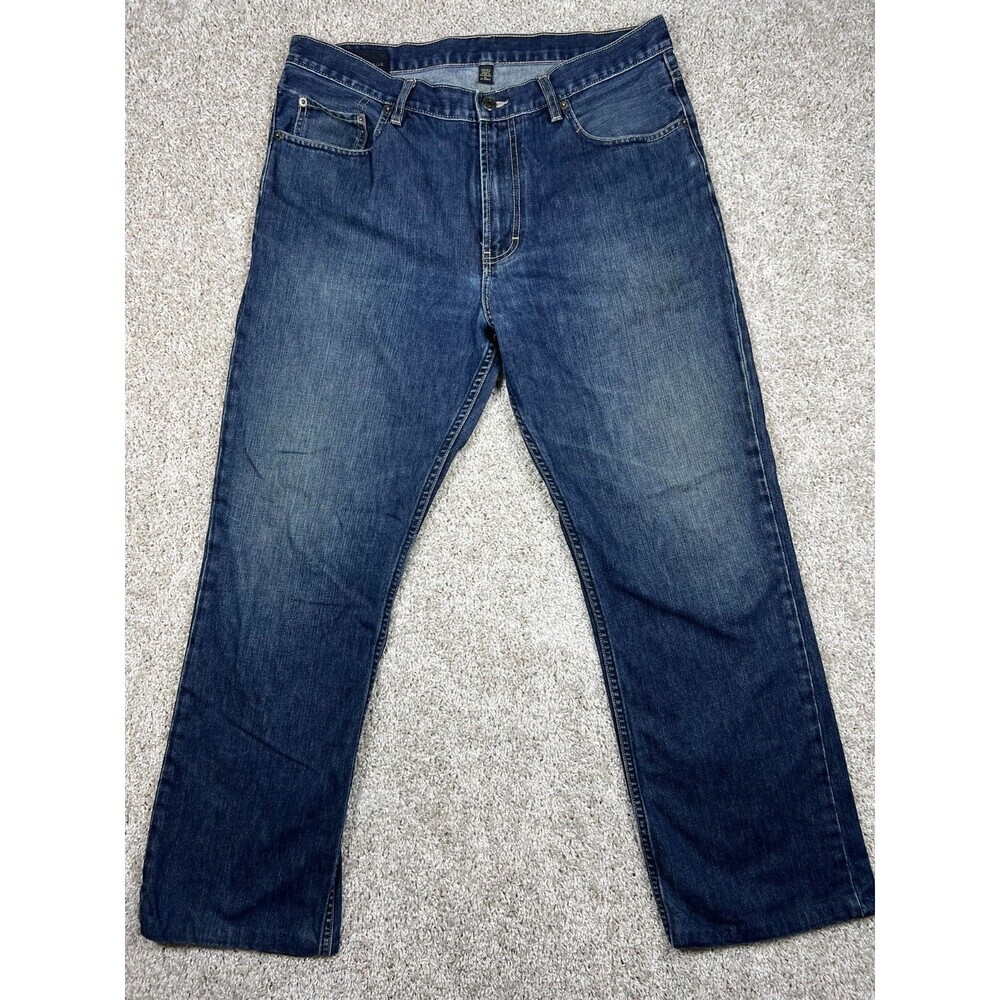 Banana Republic Straight Leg Jeans Mens 36x32 Blue Denim Classic Fit